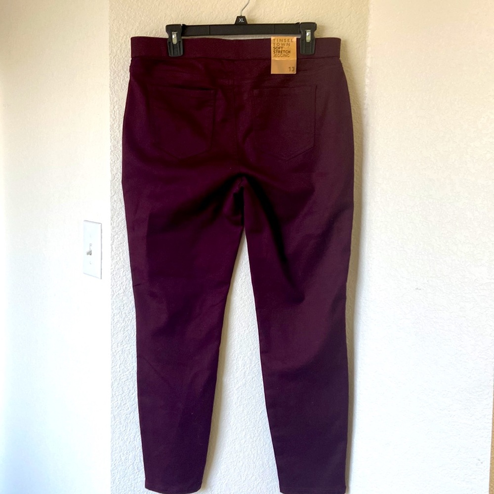 NEW! Size 13  Tinseltown Denim Couture Pants, Stretch, - Picture 2 of 11